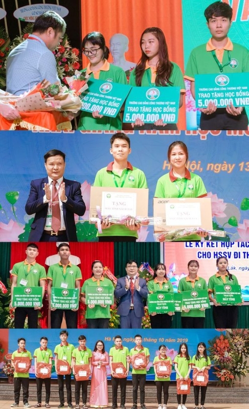 Học bỗng trị giá 5.000.000/suất và Máy tính xách tay dành cho sinh viên có điểm đầu vào cao