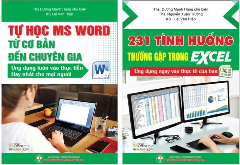 Tặng bộ sách Microsoft Word – Excel do thầy cô khoa CNTT biên soạn Trị giá 250.000
