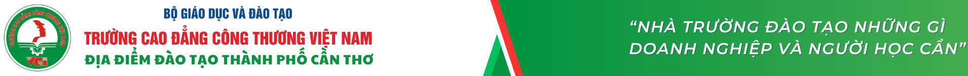 Banner -Trường Cao đẳng Công thương Việt Nam